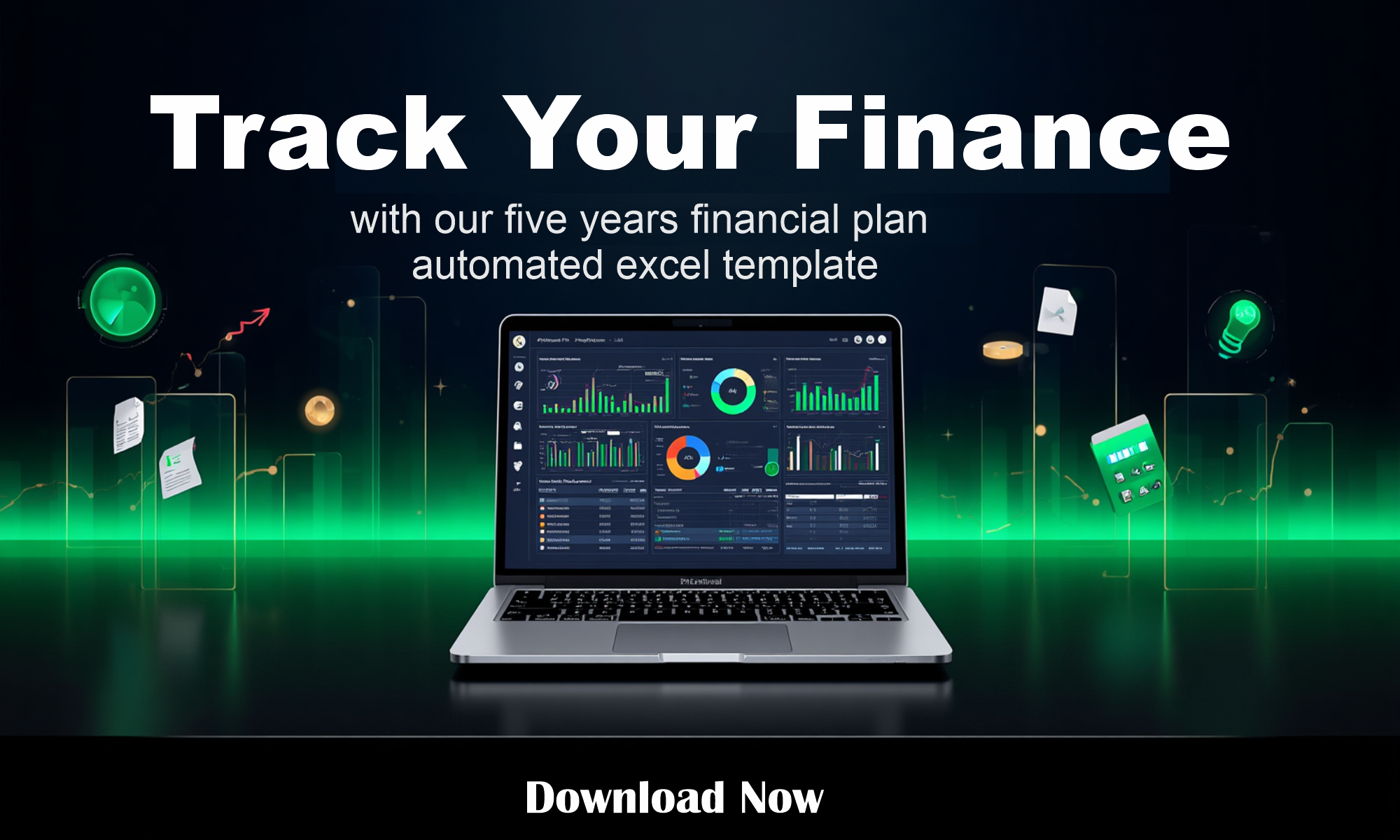 five years financial plan template